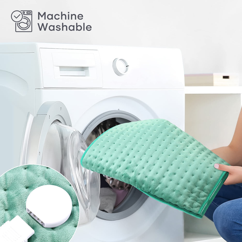 CURECURE heating pad with overheating protection improves safety during use.