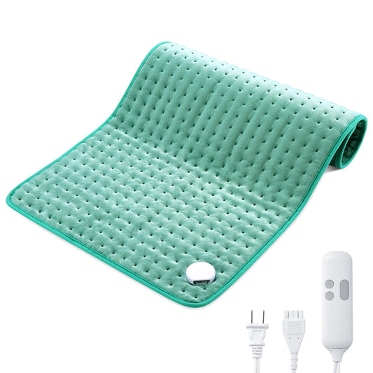 CURECURE XXX-Large King Size Heating Pad covers the back for full-back warmth.