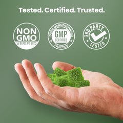 Cured 4-in-1 vitality gummies are vegan and non-GMO.