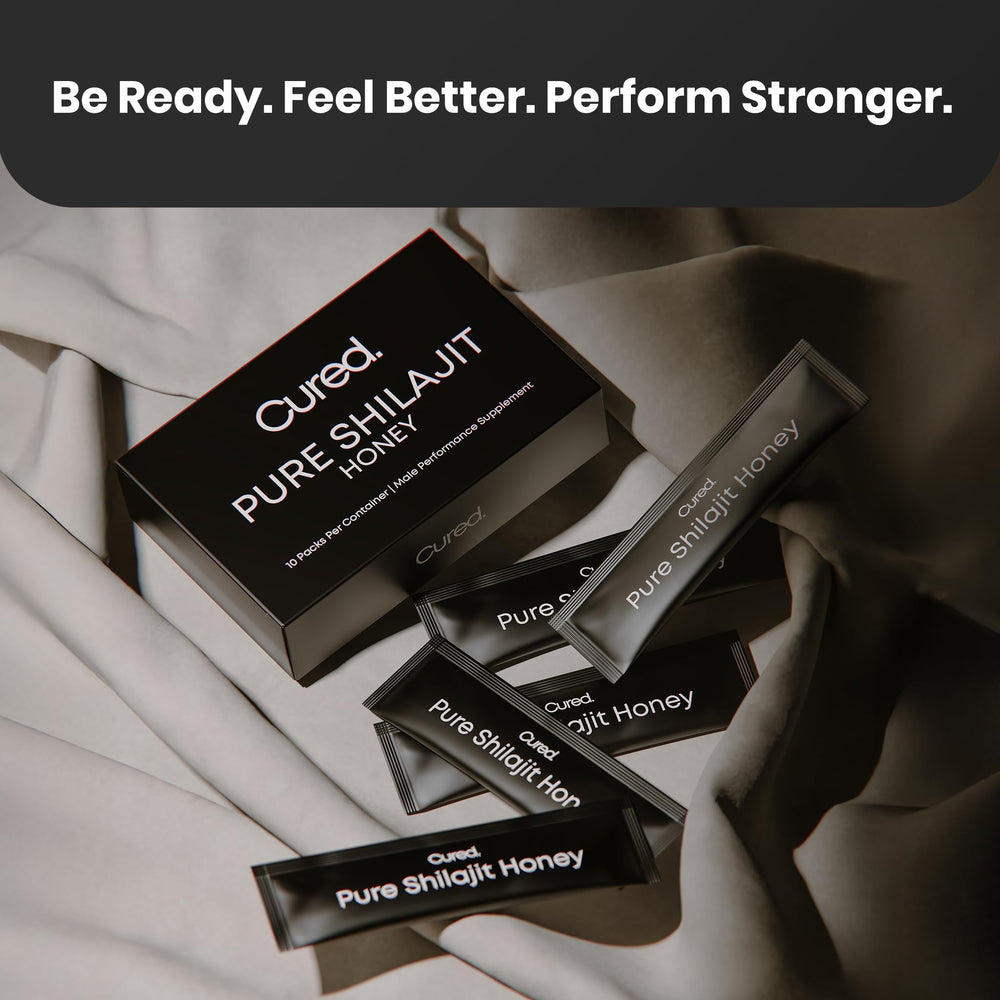 Cured Himalayan Shilajit Honey Stick packaging emphasizes purity