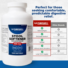 CUREWELL softgels in hand, illustrating easy swallowing.
