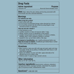 Curist 5% Lidocaine Cream 6oz tube on skin demonstrates topical numbing concept.