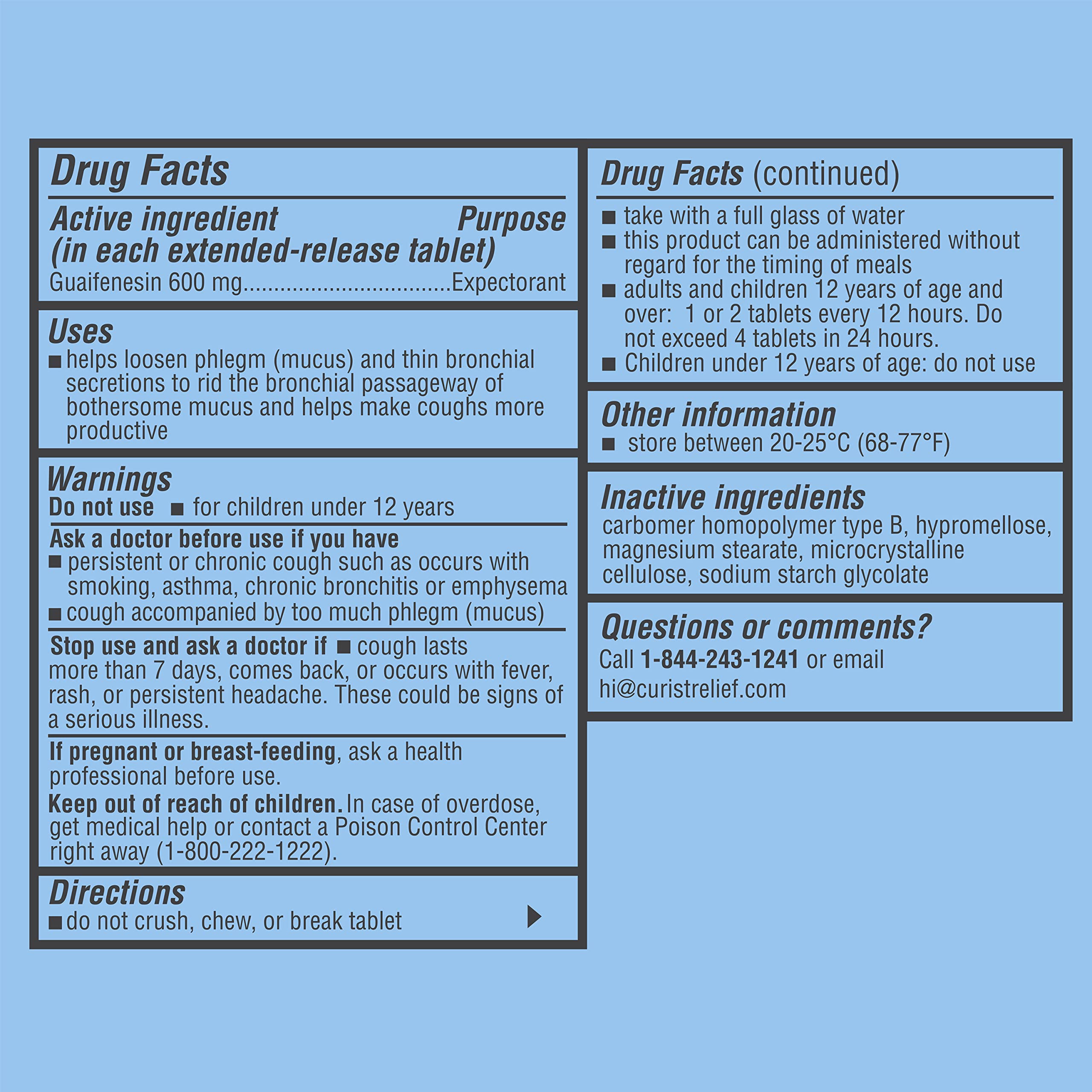 Bulk-pack Curist on shelf ready for home mucus relief routines