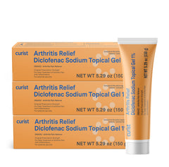 Curist Diclofenac Arthritis Cream Gel 1% tube front view for targeted joint relief.