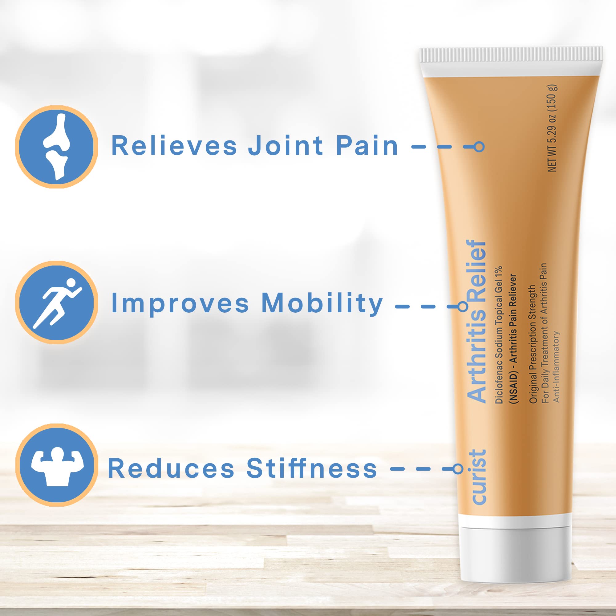 Curist 150g dispenser highlights convenient dosing for regular relief
