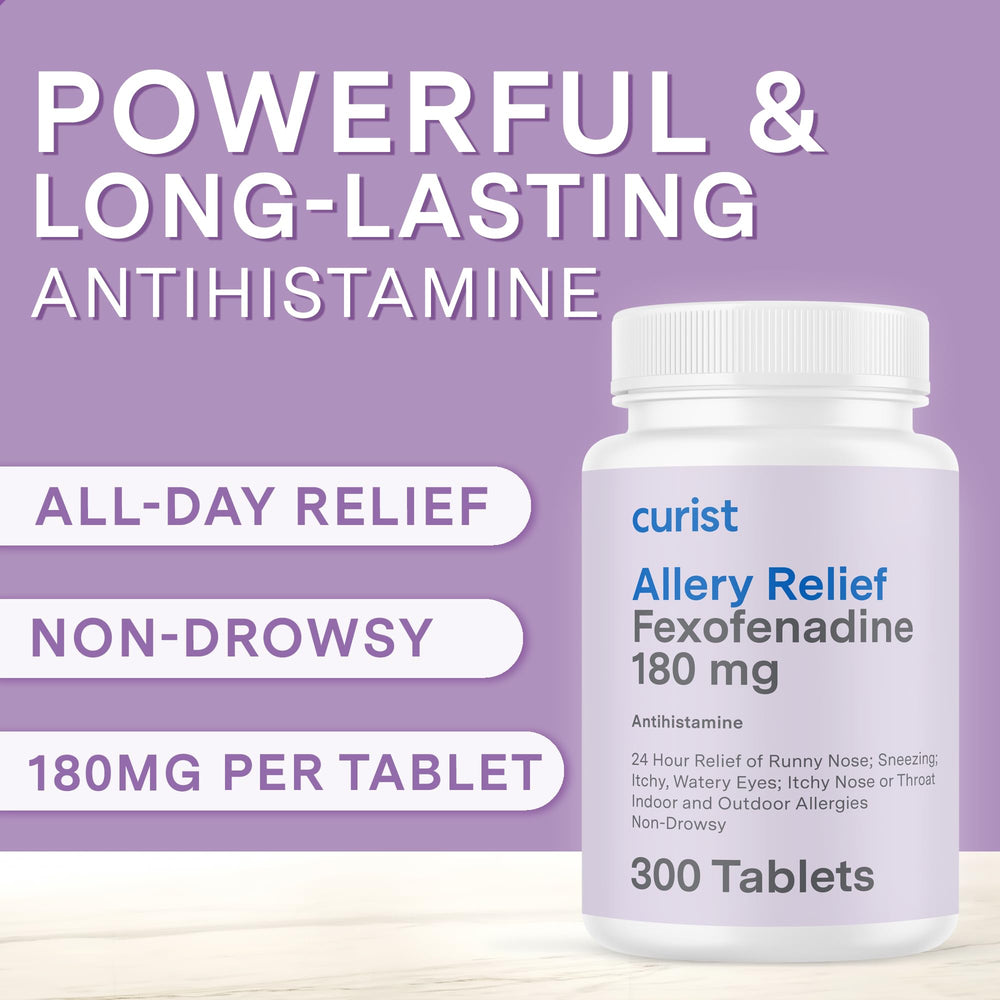 Curist Fexofenadine storage in a medicine cabinet