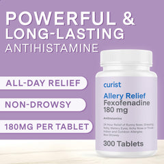 Curist Fexofenadine storage in a medicine cabinet