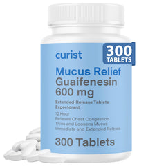 Curist Guaifenesin 600 mg ER bottle label showing extended-release formula