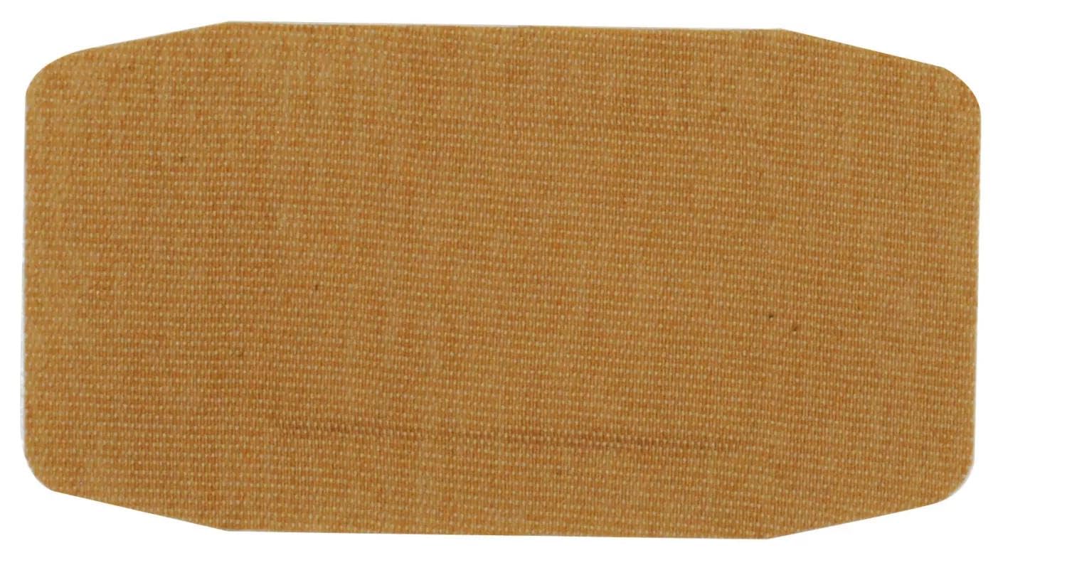 Curity X-Large flexible fabric bandage on finger demonstrating movement-friendly protection.