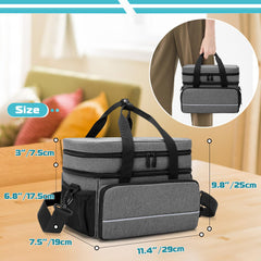 CURMIO CPAP travel bag heavy-duty nylon with thick padding protects gear.