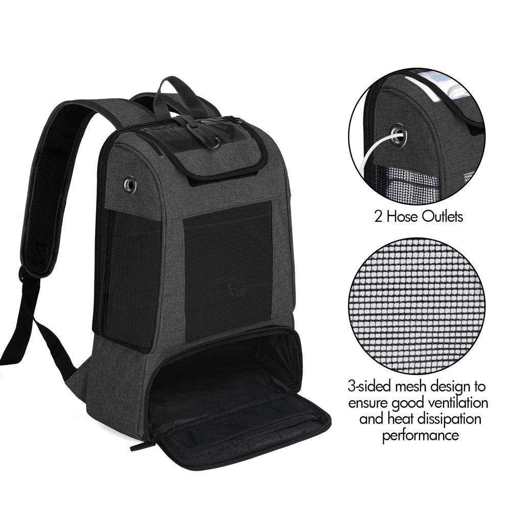 CURMIO POC backpack side hose-entry enables easy cord routing.
