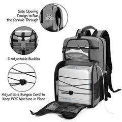 CURMIO front-compartment keeps the oxygen unit secure and accessible.