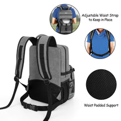 CURMIO front zip-pocket for keys, phone, and wallet.