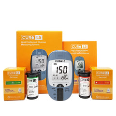 CUROfit L5 digital meter for fast at-home cholesterol testing.