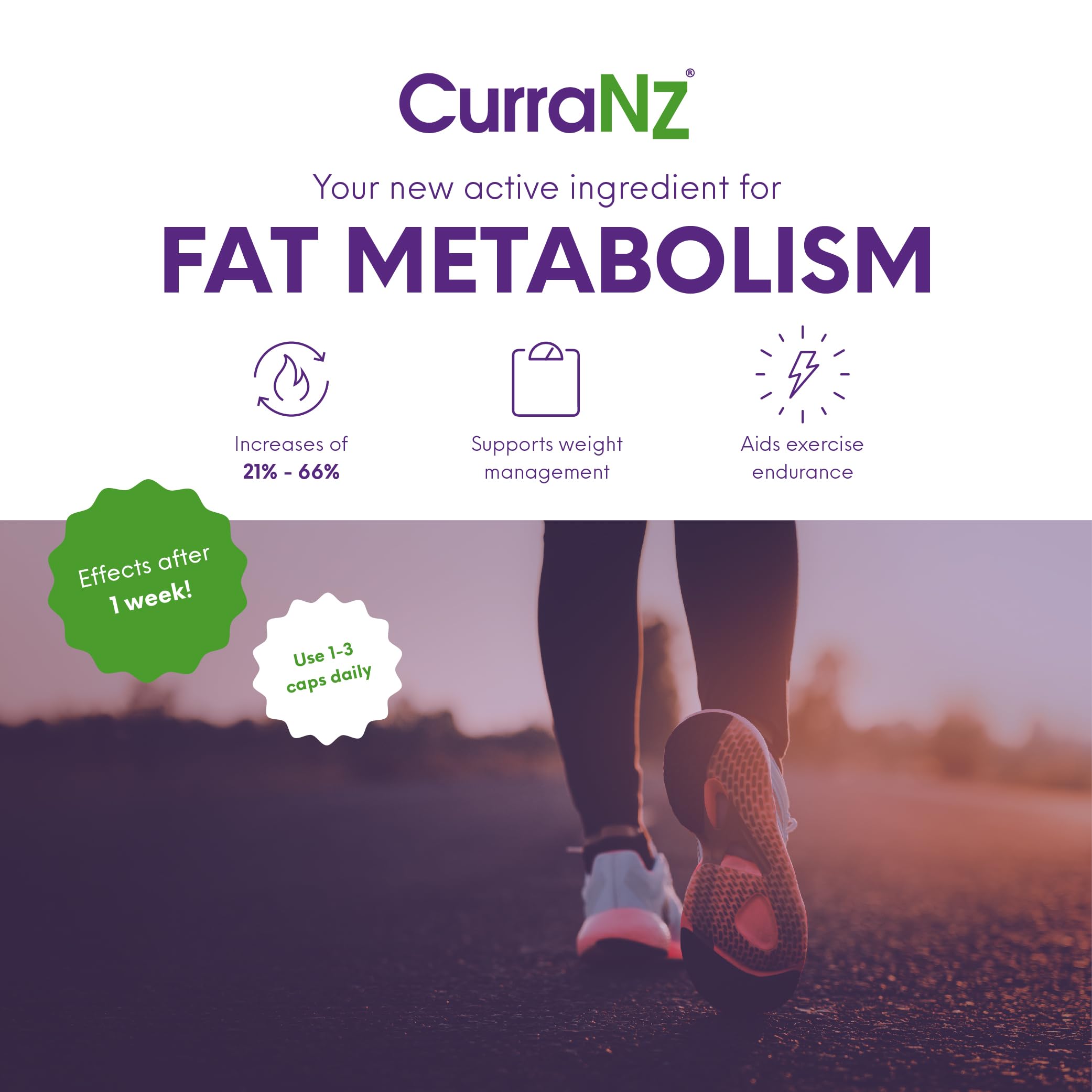 CURRANZ capsules ready for pre-workout use.