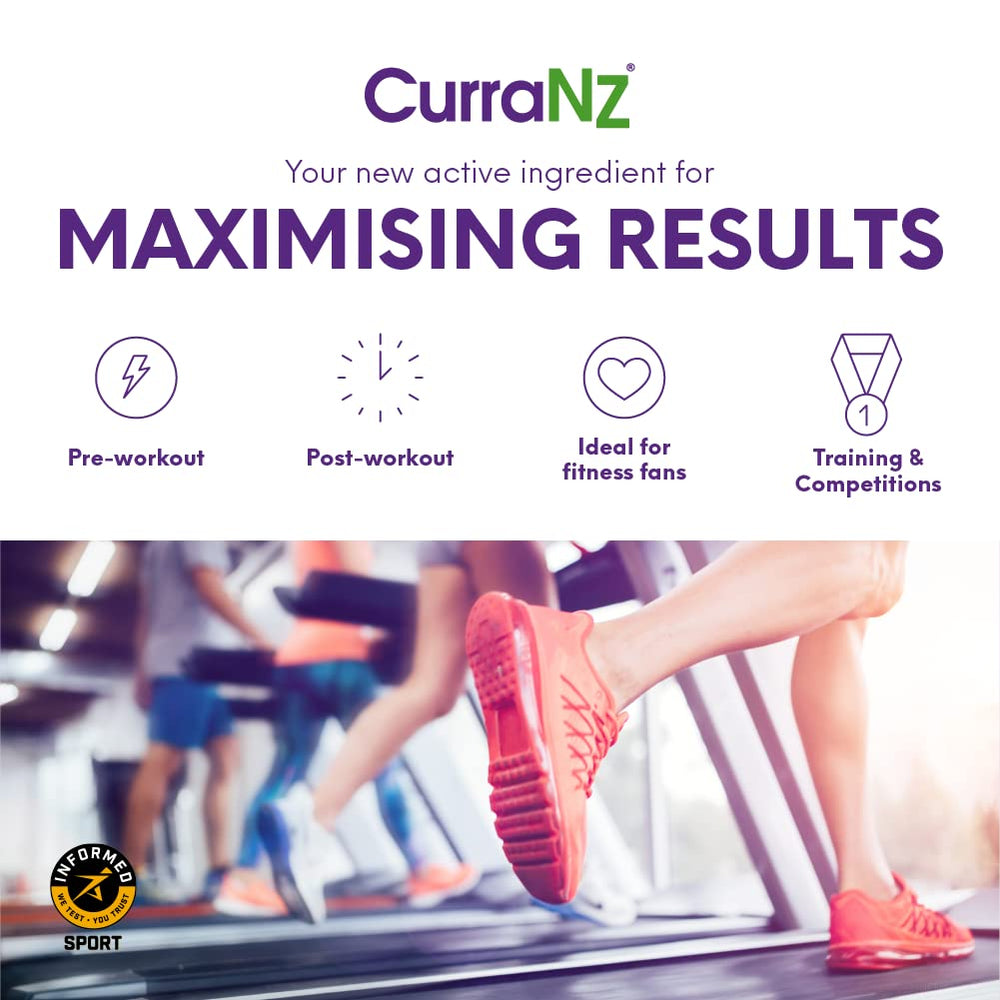 CURRANZ serving with water for absorption.