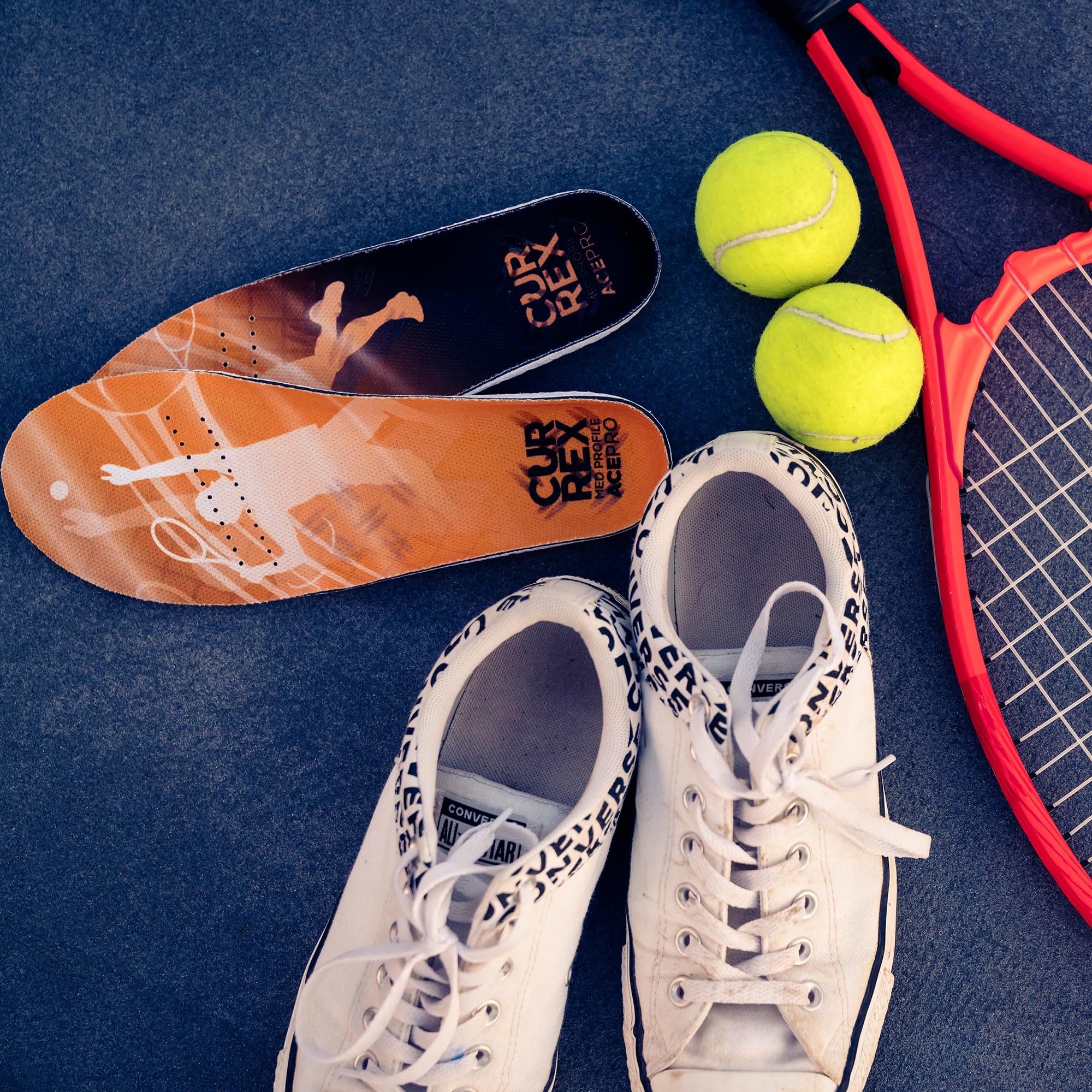 CURREX AcePro insoles on the court support confident, supported play