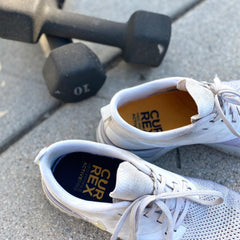 CURREX ActivePro insoles in use in shoes for walking, dancing, and running