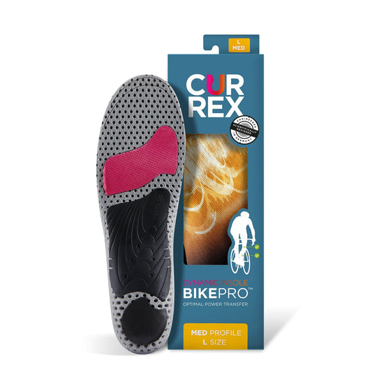 CURREX BikePro arch‑support for cycling enhances stability and pedal control
