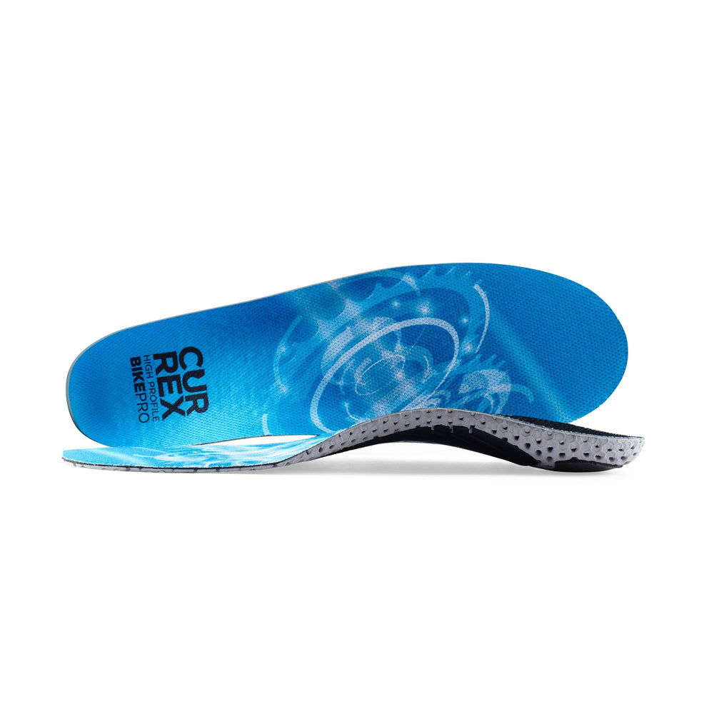Currex BikePro forefoot metatarsal pad redistributes pedal pressure.