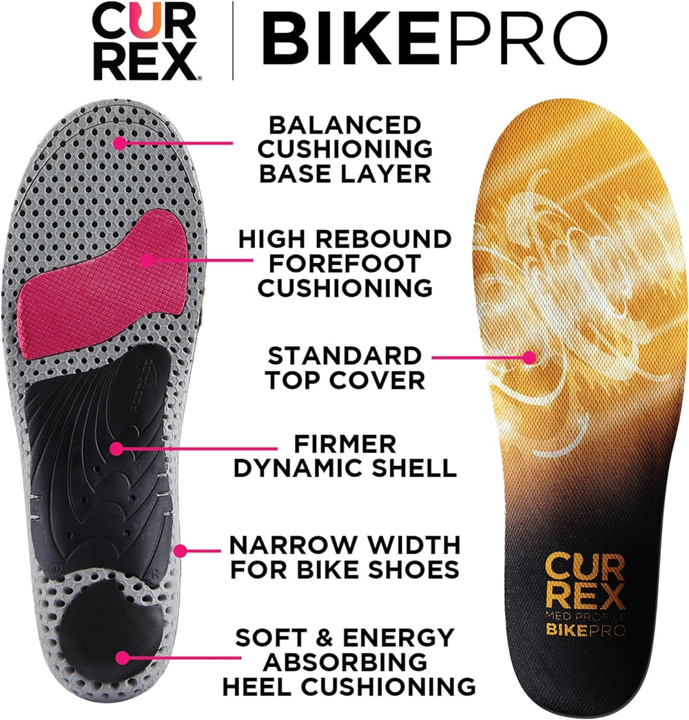 CURREX BikePro metatarsal-pad forefoot support reduces pressure on long rides