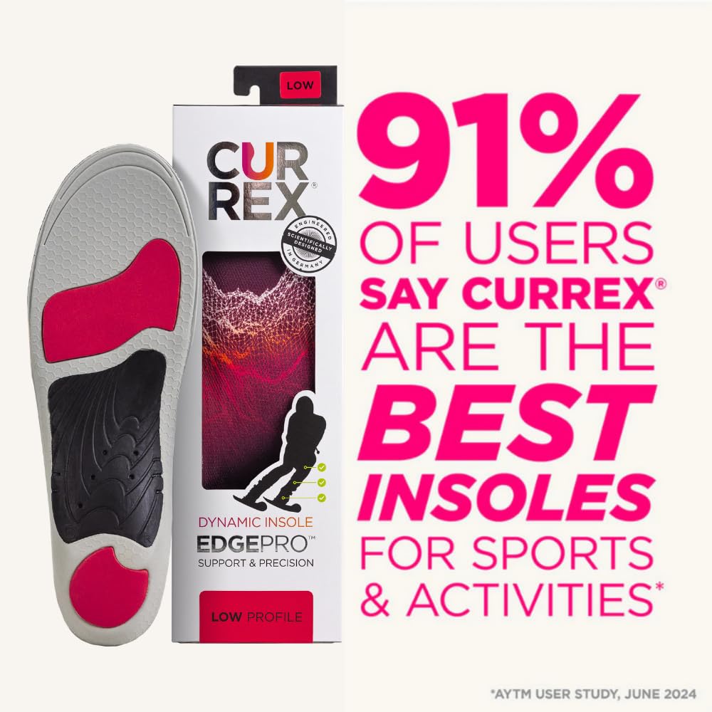 EdgePro insoles fit ski and snowboard boots for better control.