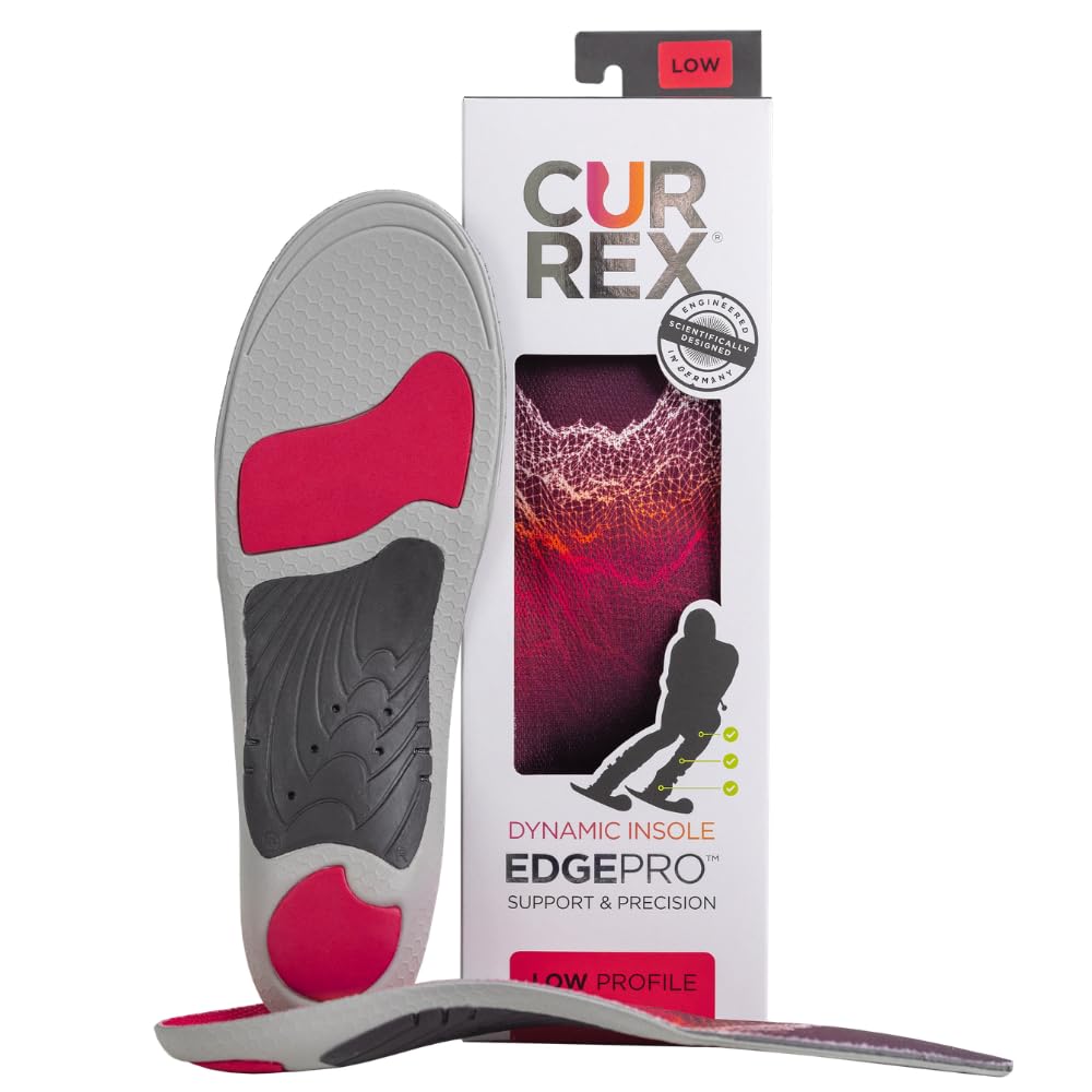 CURREX EdgePro thermo insoles for winter skiing enhance warmth and boot fit.