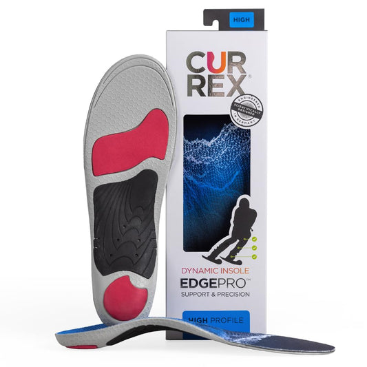 CURREX EdgePro thermo-regulating insole for ski boots delivers warmth and comfort.