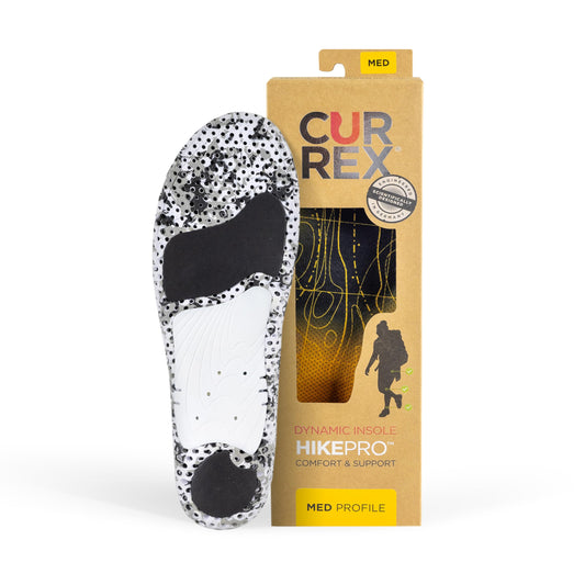CURREX HikePro front view for better foot alignment on hikes.
