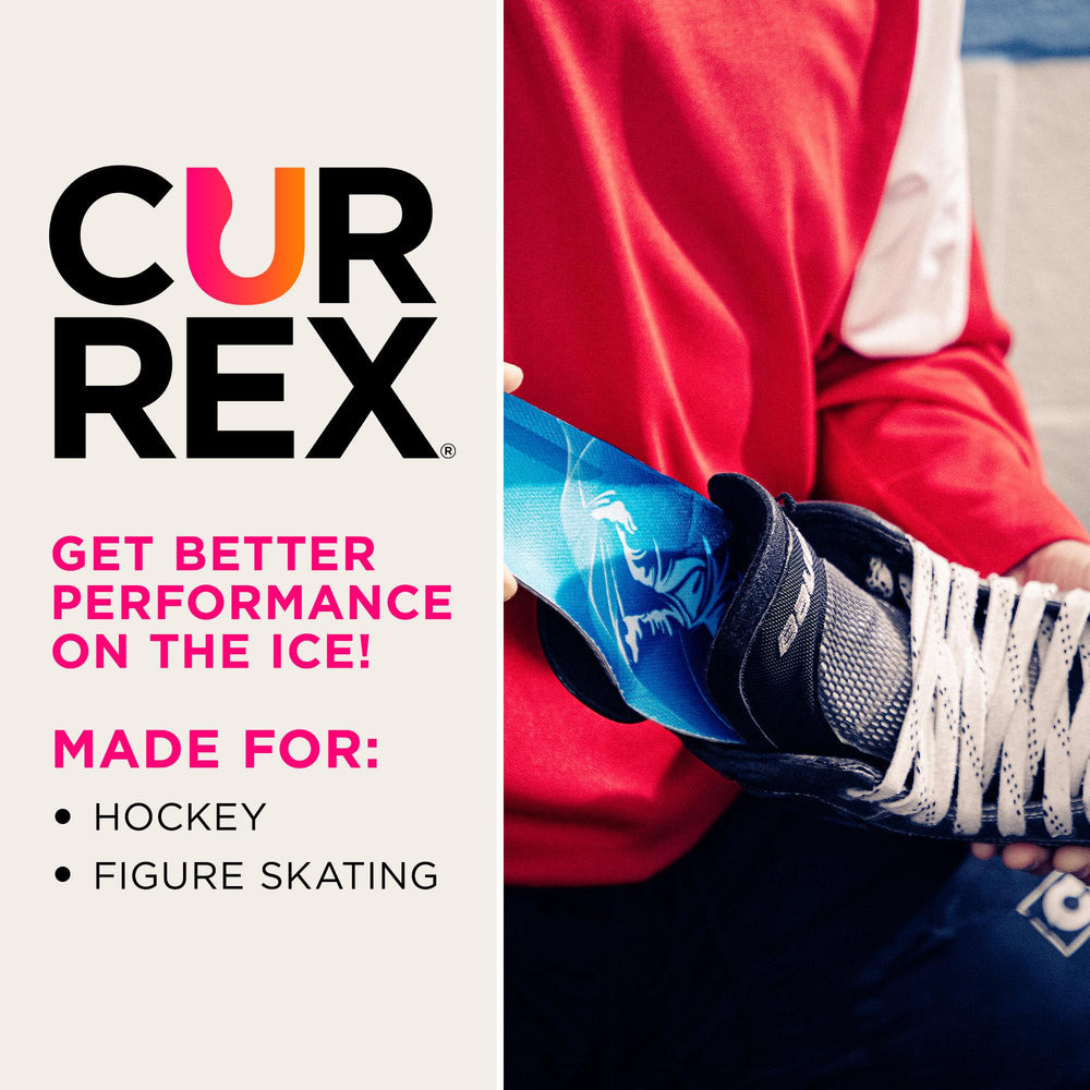 CURREX HockeyPro insoles forefoot rivet stop protects comfort and reduces fatigue