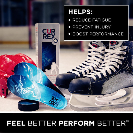 currex HockeyPro Neo Touch SuperGrip heel reduces slipping for precise turns.