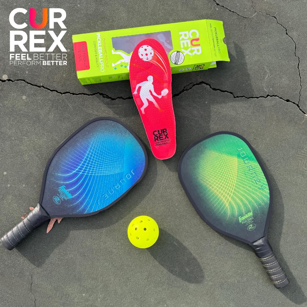 Currex PICKLEBALLPRO insole designed for multi-arch support for men and women.