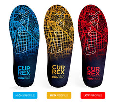 CURREX RunPro arch profile medium provides balanced support for daily training.