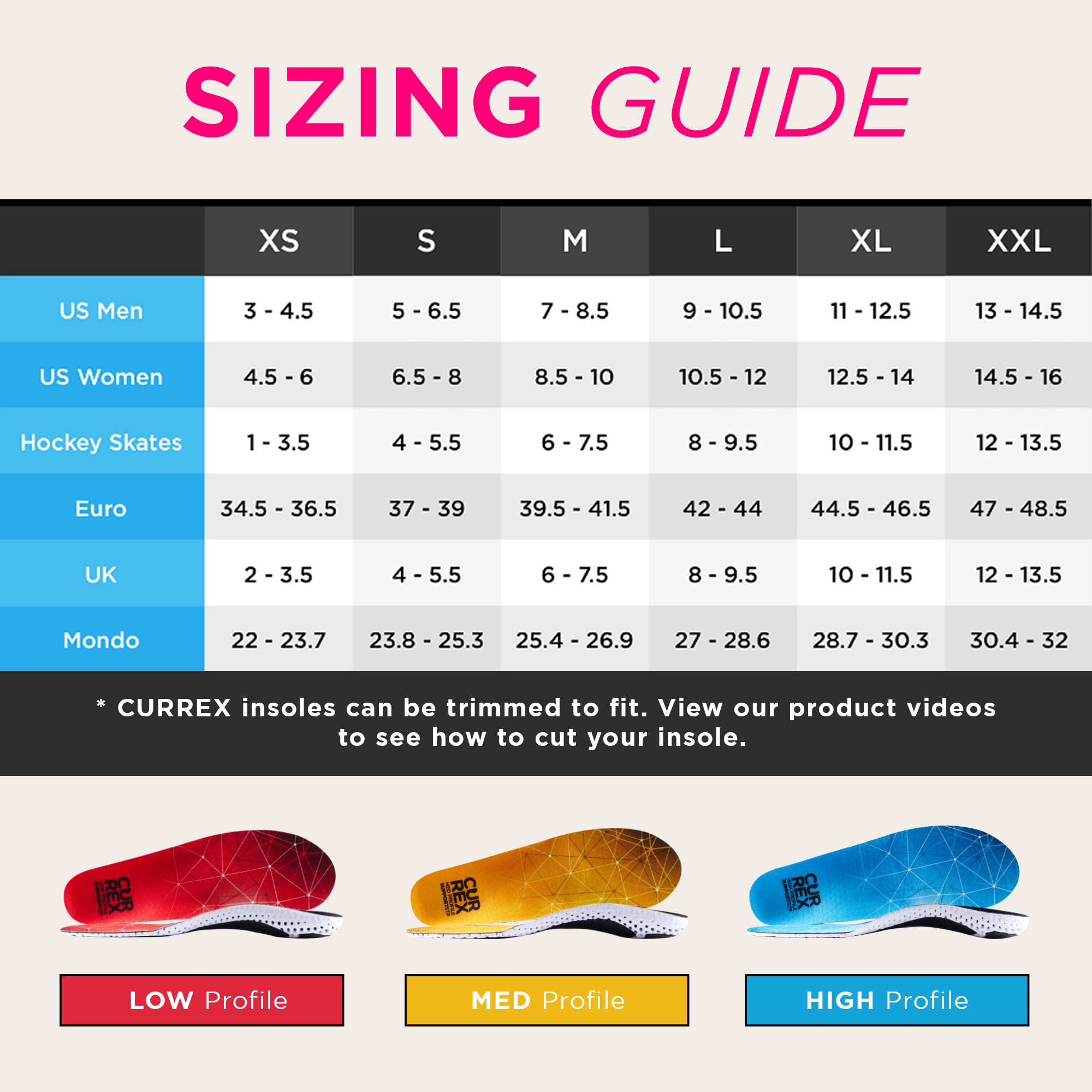 CURREX SupportSTP moisture management breathability for comfortable all-day wear.