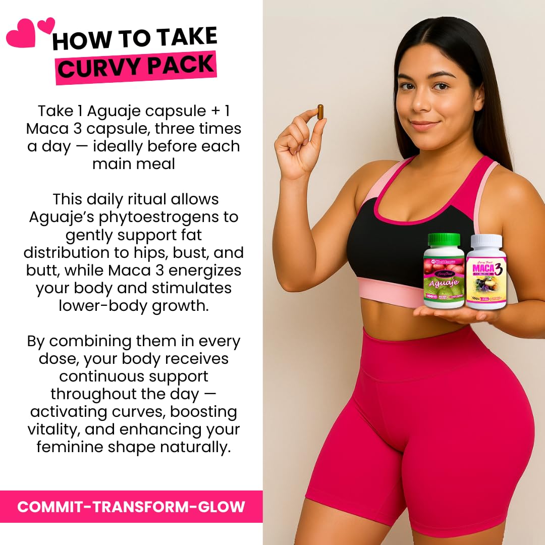 Curvy Fruit capsules arranged for a simple wellness routine.