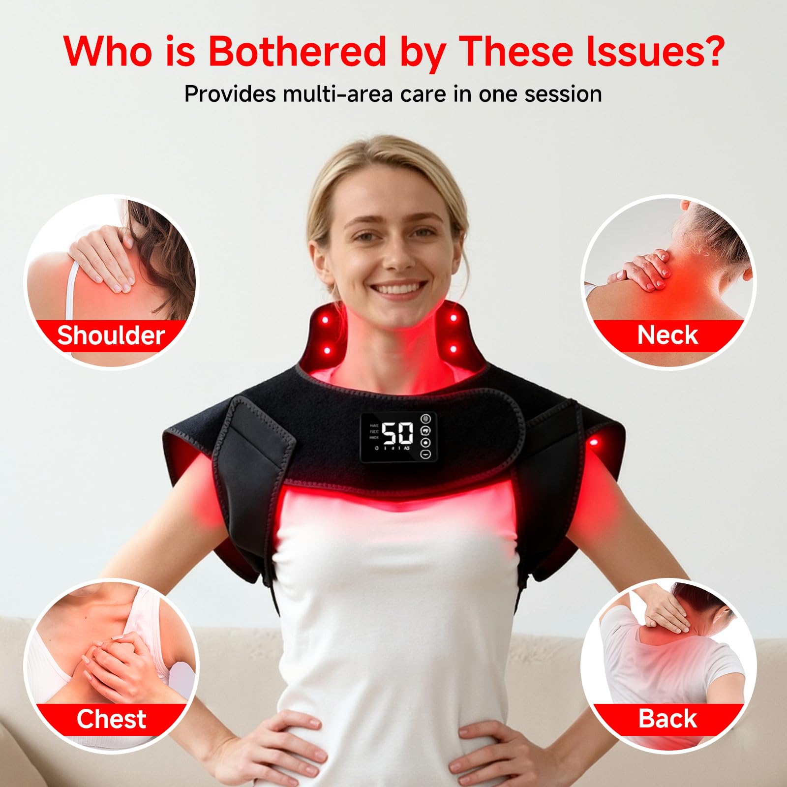 Cutiskrave adjustable shoulder straps keep the pad in place