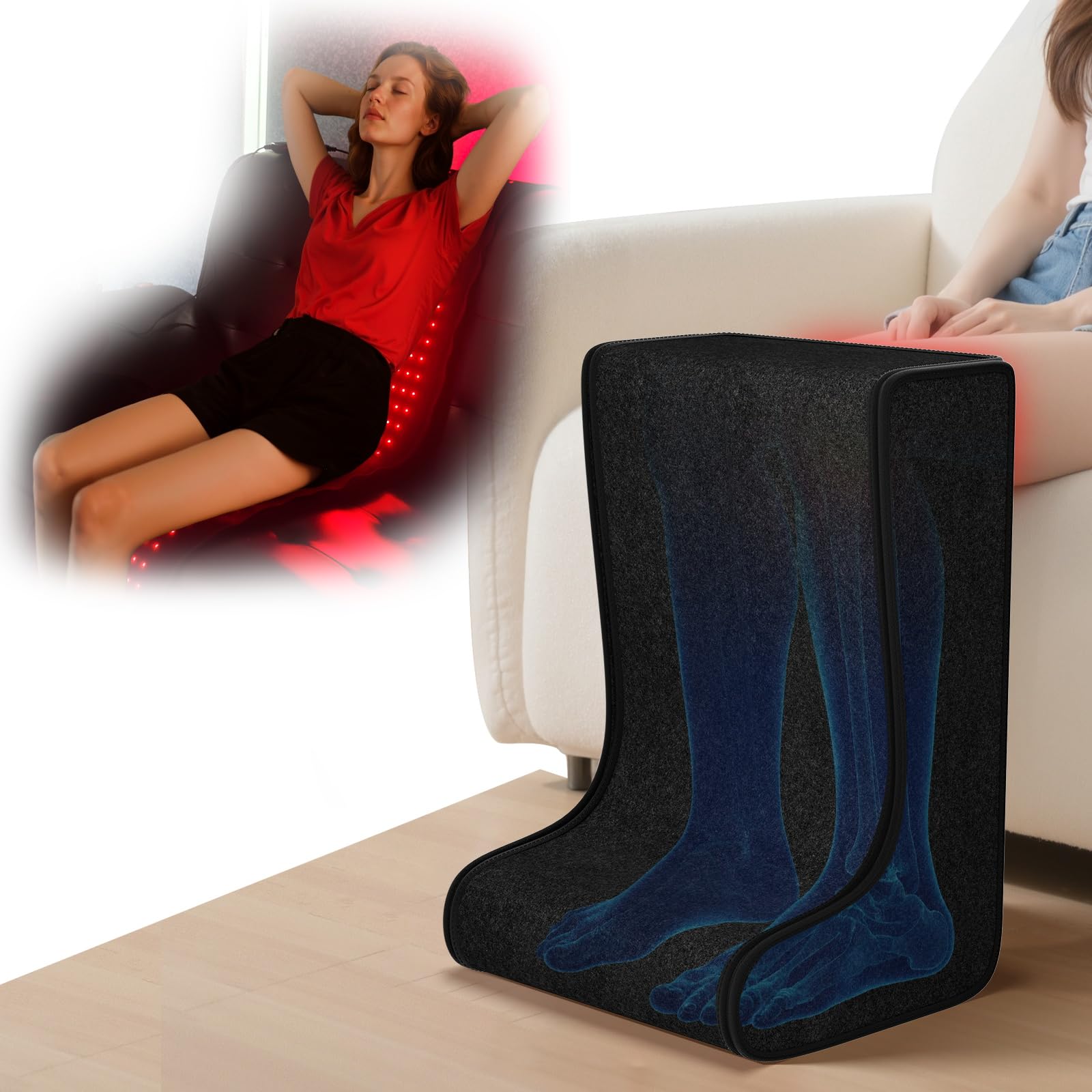 Cutiskrave foot-ankle therapy device relieves foot fatigue during daily activities.