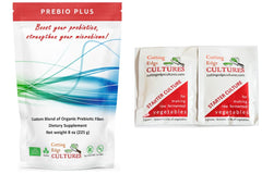 Cutting Edge Cultures Prebio Plus 8oz jar boosts daily prebiotic intake for gut balance.