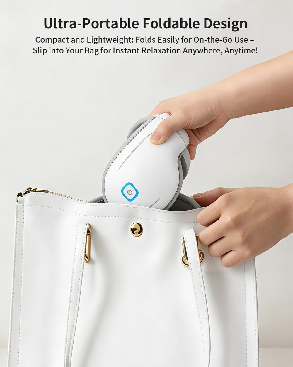 CUZRICH Foldable eye massager offering portable design for travel