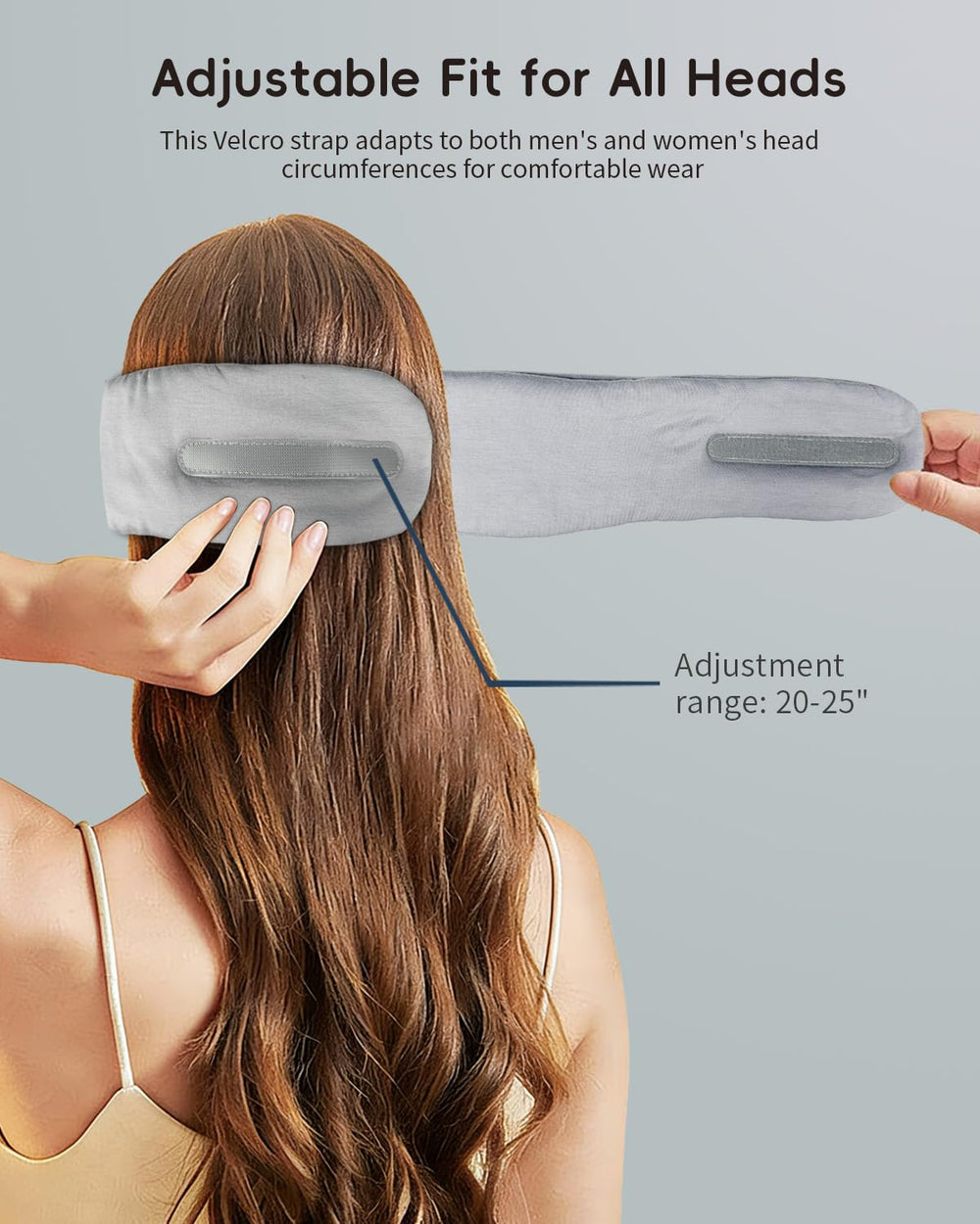 CUZRICH heated sleep mask portable-design photographed for travel and on-the-go use.