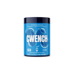 CWENCH Hydration blue raspberry powder tub ready for a quick hydration boost