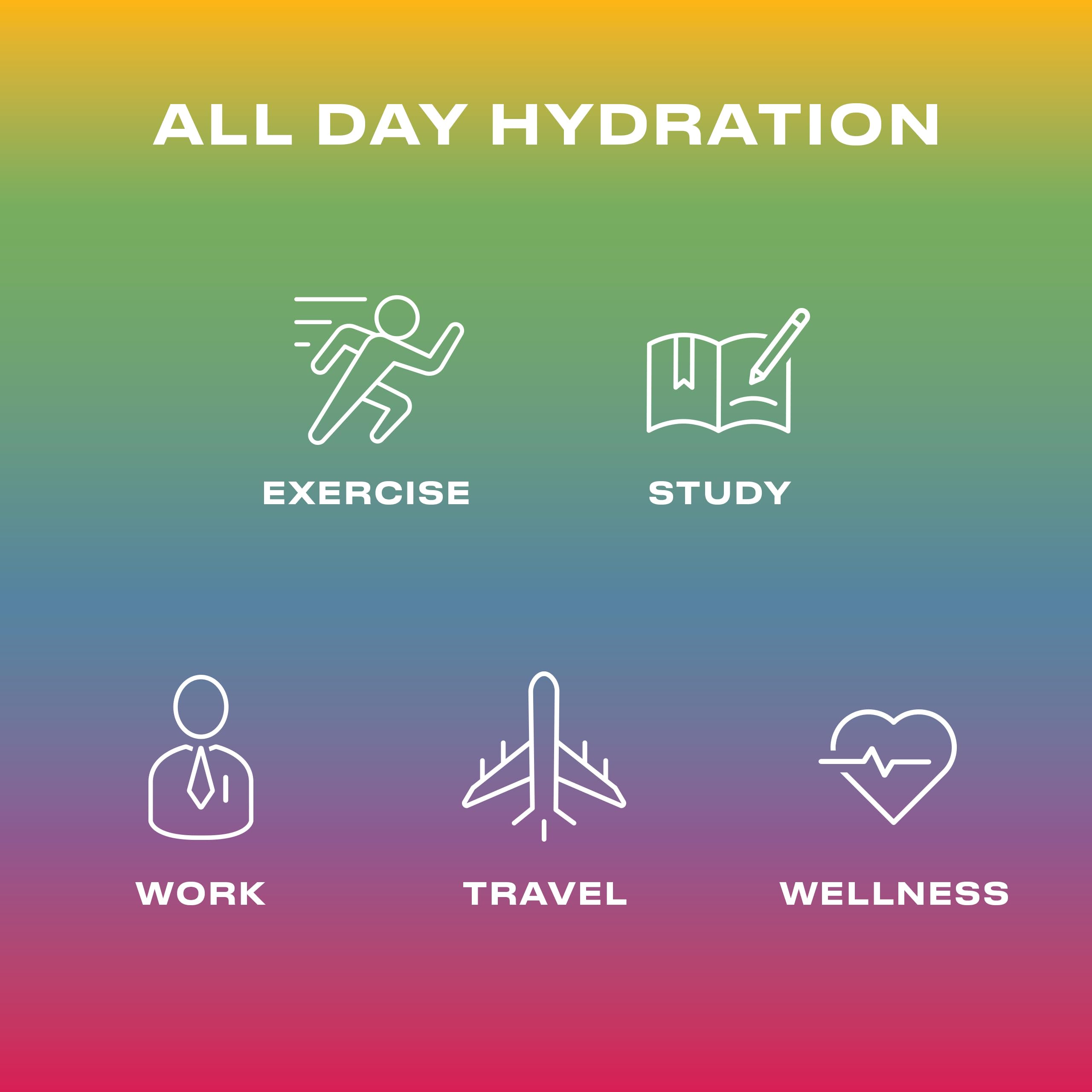 CWENCH Hydration bottle-mix action showing convenient daily hydration at home or gym.