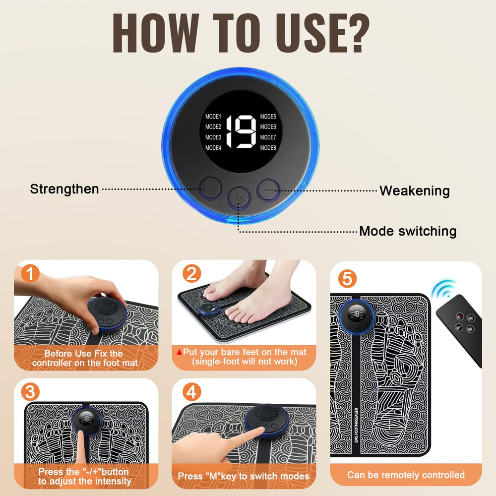 CWTUL EMS package includes four reusable electrode pads