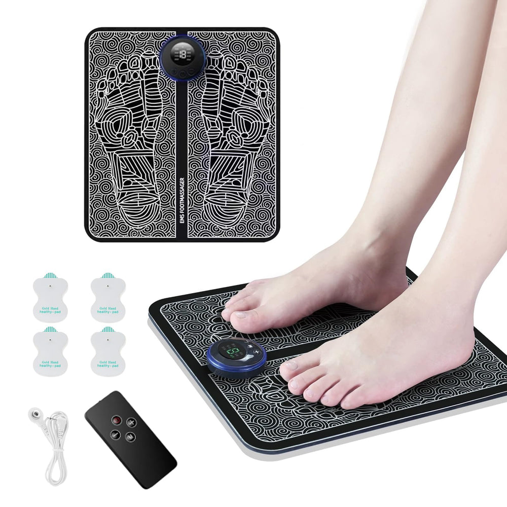 CWTUL EMS foot massager with remote control for easy customization