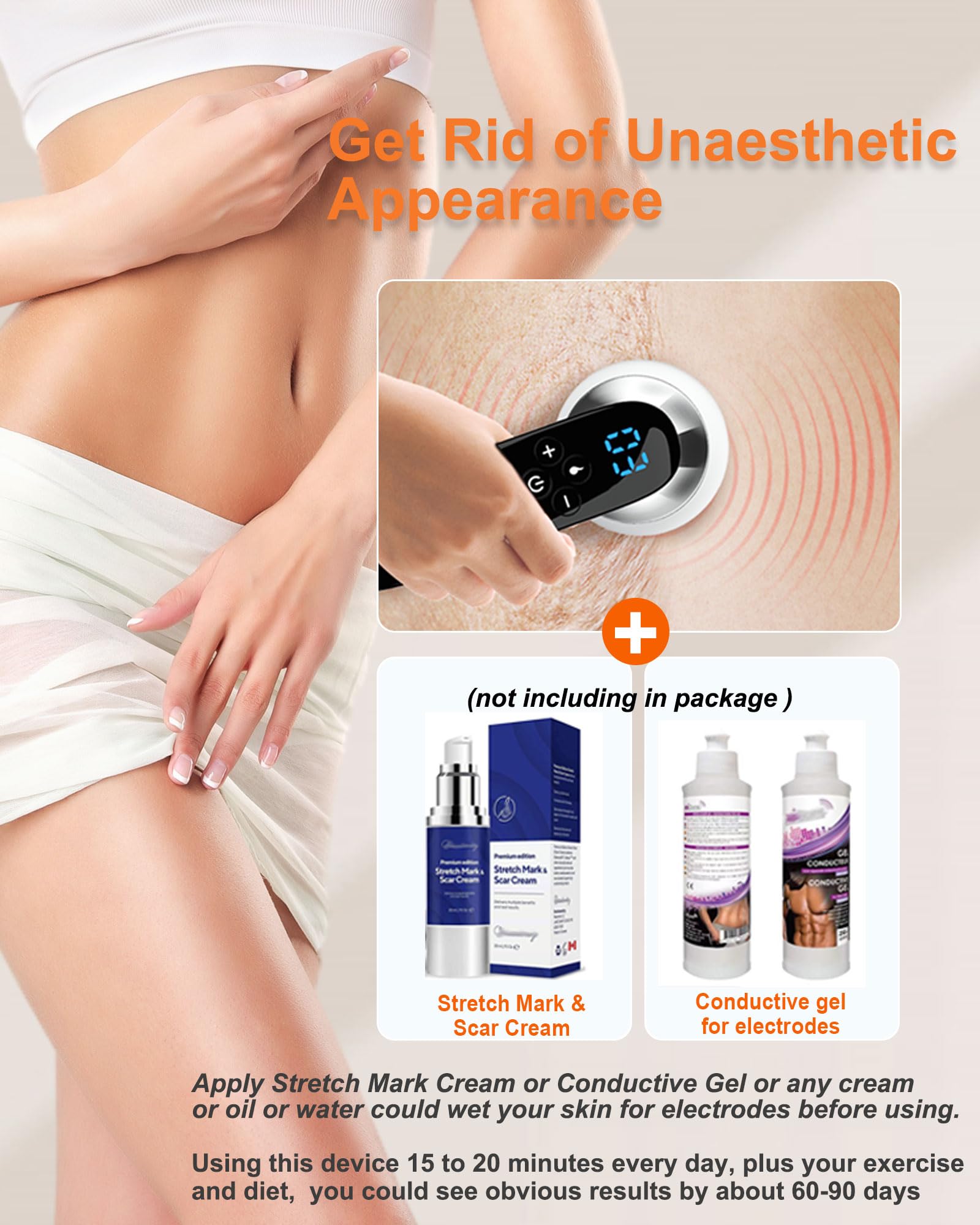 CXGRISE Body Sculpting Machine showcasing cordless portability for travel