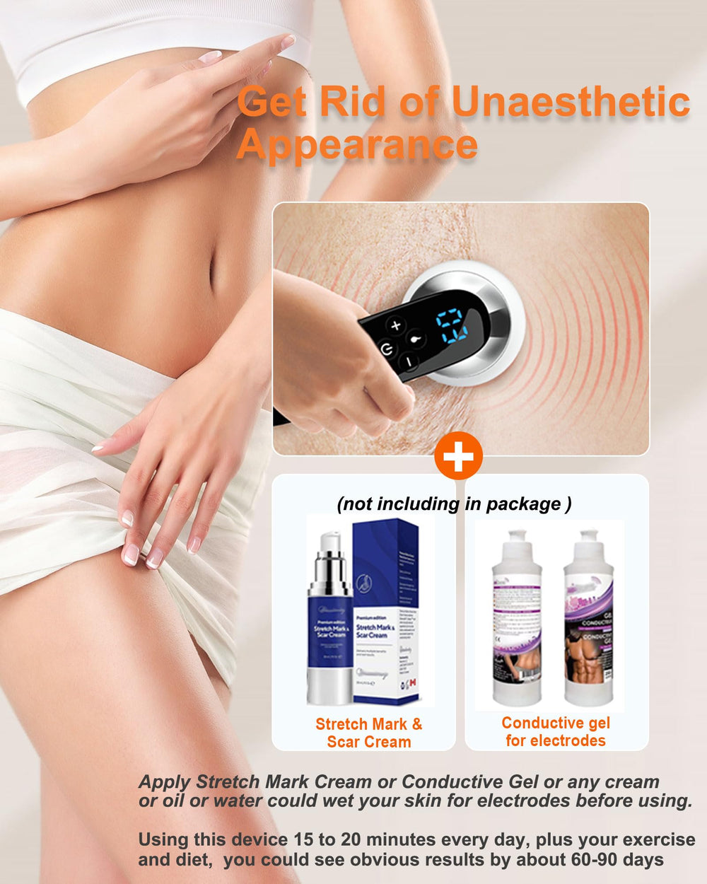 CXGRISE Body Sculpting Machine showcasing cordless portability for travel