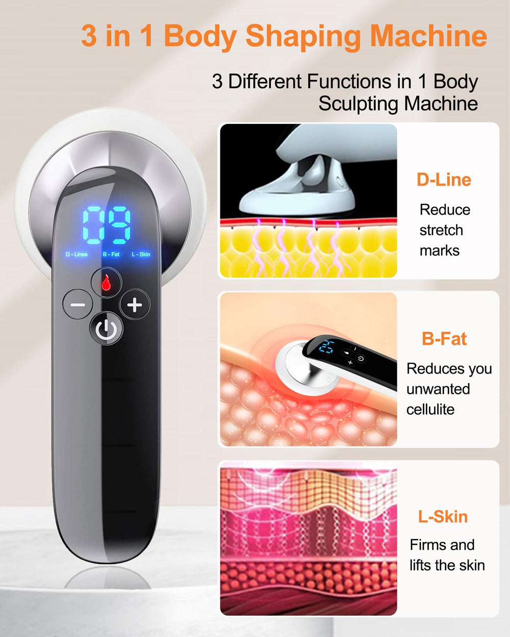 CXGRISE Body Sculpting Machine on charging dock, ready for use