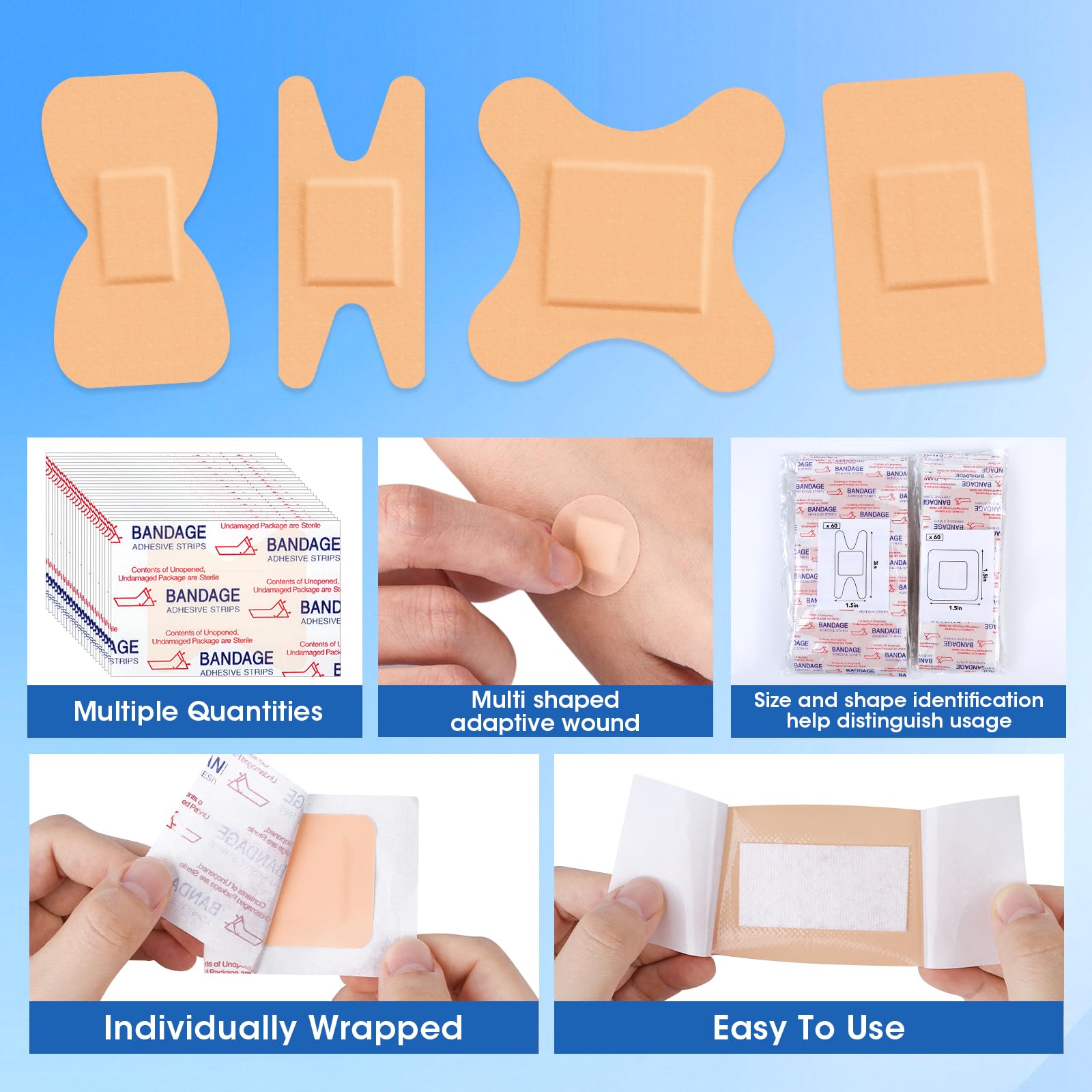 CXYARY bulk pack is ideal for homes, offices, and first-aid kits.