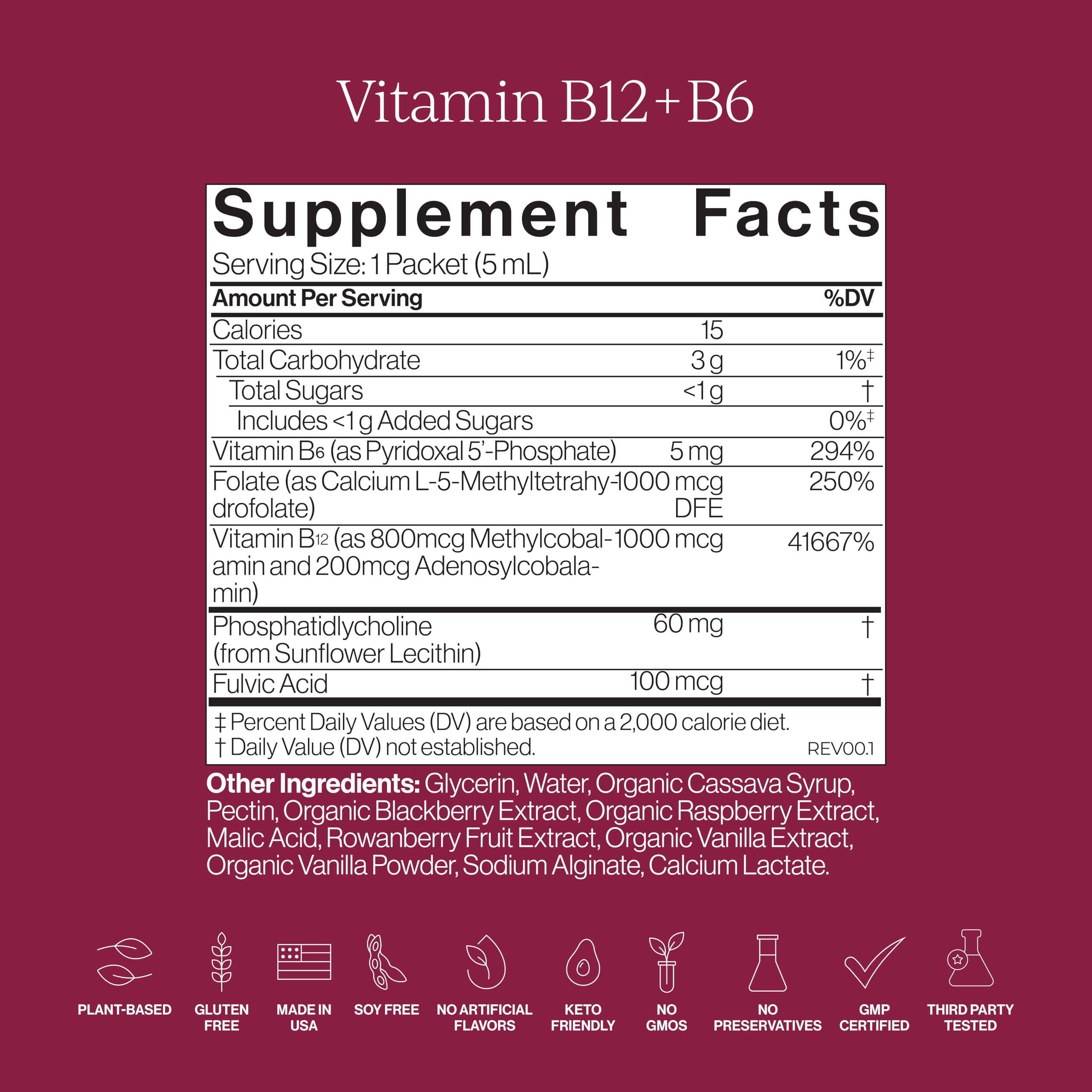Cymbiotika daily-use B12 B6 packets support routine energy and focus.