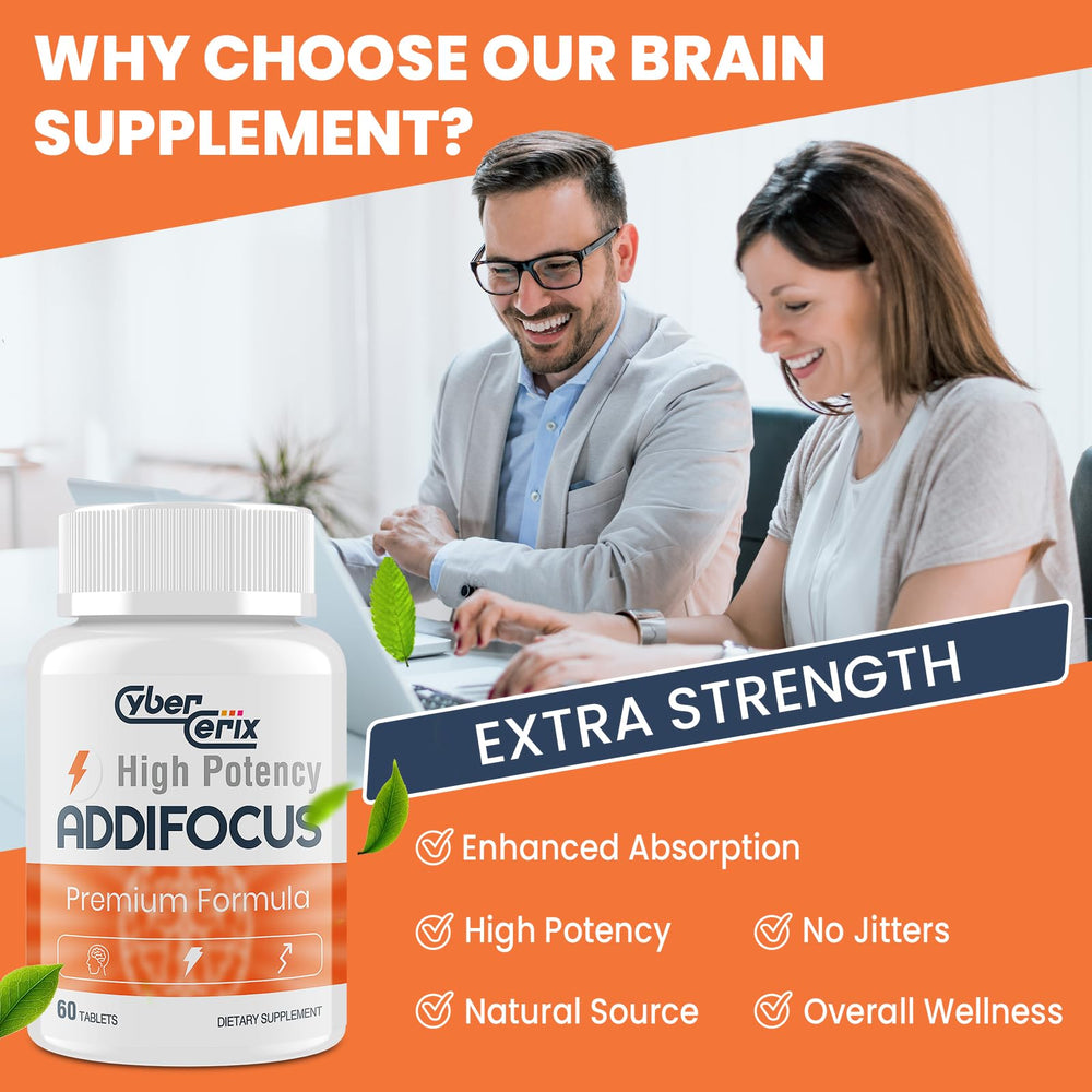 CyberCerix caffeine from green tea for steady energy.